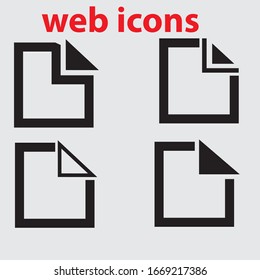 File icon,sign,symbol isolated in flat style.Vector illustration
