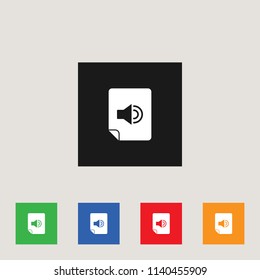 File icon,stock vector illustration, EPS10. 
