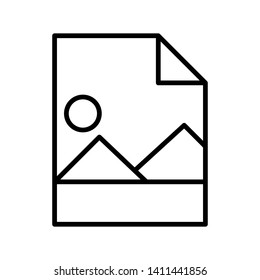 file image format icon vector 