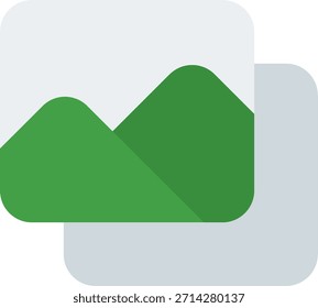 Icono de Vector de Imagen de archivos en estilo moderno, documento de foto e ilustración de formato de imagen digital. Icono plano