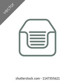 file in-box icon