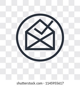 File inbox vector icon isolated on transparent background, File inbox logo concept