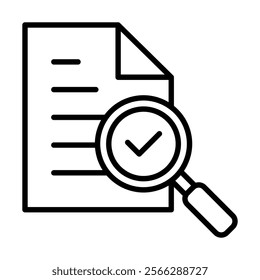 File Indexing icon line vector illustration
