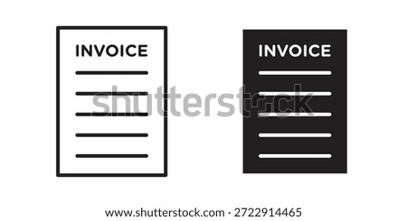 File invoice icon designs collection for mobile, ui, web.