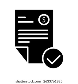 File invoice icon set. bill account receipt vector symbol. business financial tax sign. order invoice symbol.