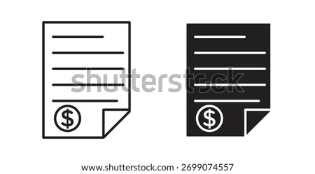File invoice icon simple flat trend modern graphic design abstract logotype