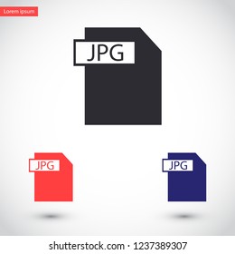 file jpg vector icon 10 eps