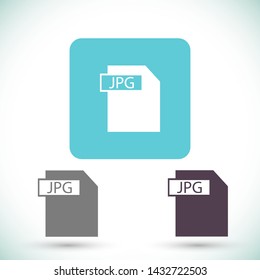 file jpg vector icon 10 eps , Lorem ipsum Flat design