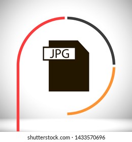 file jpg vector icon 10 eps , Lorem ipsum Flat design