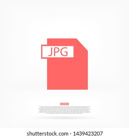 file jpg vector icon 10 eps , Lorem ipsum Flat design