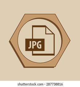 File JPG vector icon 