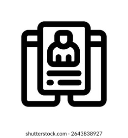 file line icon. Clean and minimalist vector icon for websites, mobile apps, presentations, and logos. Fully scalable and customizable for any project.