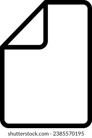 vector de ilustración de icono de línea de archivo