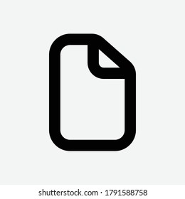 File Line Icon - Vector Illustration
