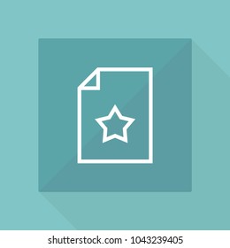 File line vector icon