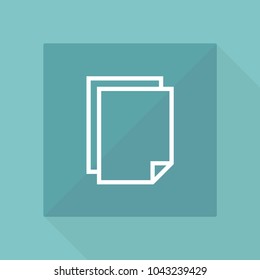 File line vector icon