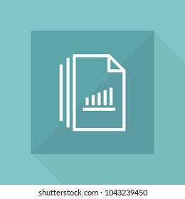 File line vector icon