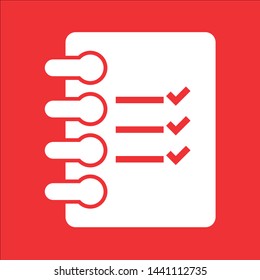 File, list icon, stock vector illustration, EPS10.