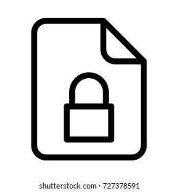 File lock icon