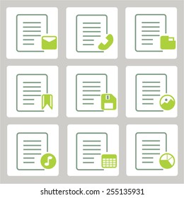 file management and administration icons