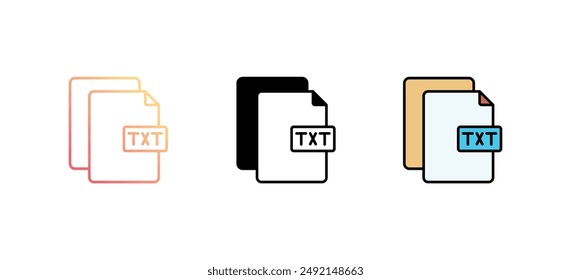 Diseño de icono de gestión de archivos con ilustración de fondo blanco