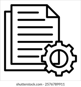 File Management Icon Element For Design