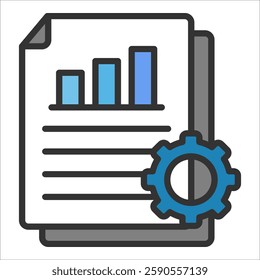 File Management Icon Element For Design