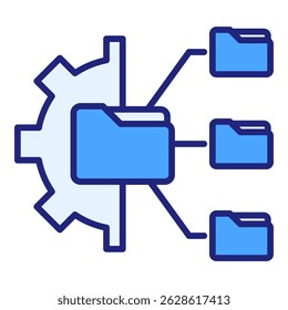 File Management Icon Element For Design