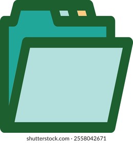 File management icon illustrating organization and efficient data handling. Ideal for visuals on document storage, digital organization, data accessibility, and streamlining information workflows.