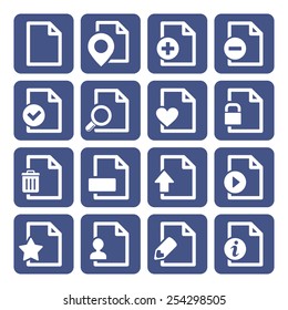 File Management Icons Set