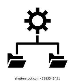 File Management Vector Glyph Icon For Personal And Commercial Use.
