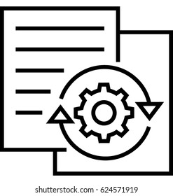 File Management Vector Icon