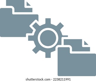 File Management vector icon. Can be used for printing, mobile and web applications.