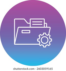 File Management vector icon. Can be used for printing, mobile and web applications.
