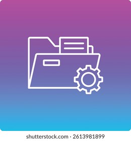 File Management vector icon. Can be used for printing, mobile and web applications.