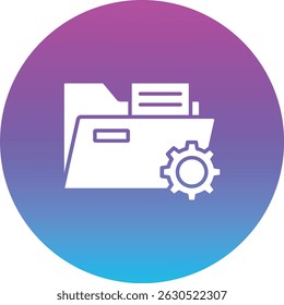 File Management vector icon. Can be used for printing, mobile and web applications.