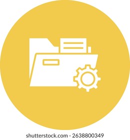 File Management vector icon. Can be used for printing, mobile and web applications.