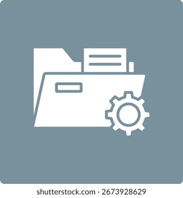 File Management vector icon. Can be used for printing, mobile and web applications.