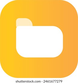 Diseño de icono del gestor de archivos eps 10