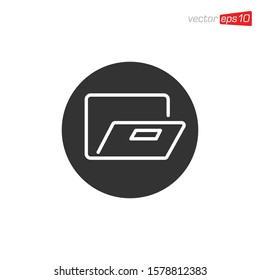 File Manager Icon Design Vector