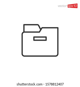 File Manager Icon Design Vector