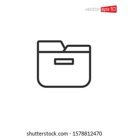 File Manager Icon Design Vector