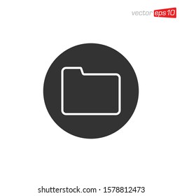File Manager Icon Design Vector