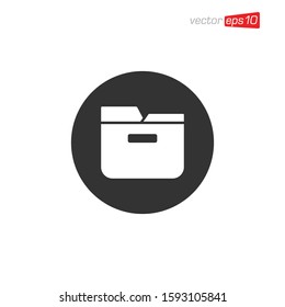 File Manager Icon Design Vector
