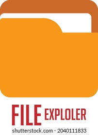 File manager icon vector art