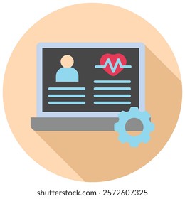 File, medical record Vector EPS 10 for print, digital UI, UX kit, web and app development for health, business, finance, economy, education, hospital management and more.