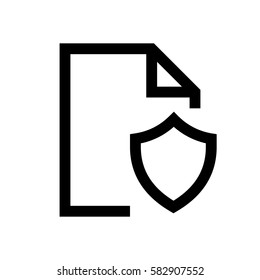 File mini line, icon, background and graphic. The icon is black and white, linear  flat, vector, pixel perfect, minimal, suitable for web and print. 