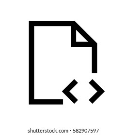 File mini line, icon, background and graphic. The icon is black and white, linear  flat, vector, pixel perfect, minimal, suitable for web and print. 
