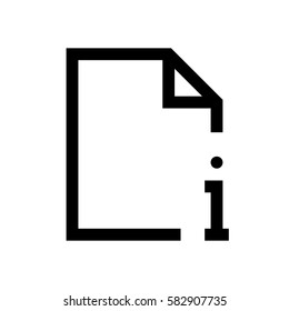 File mini line, icon, background and graphic. The icon is black and white, linear  flat, vector, pixel perfect, minimal, suitable for web and print. 