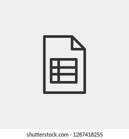 File Modern Simple Vector Icon